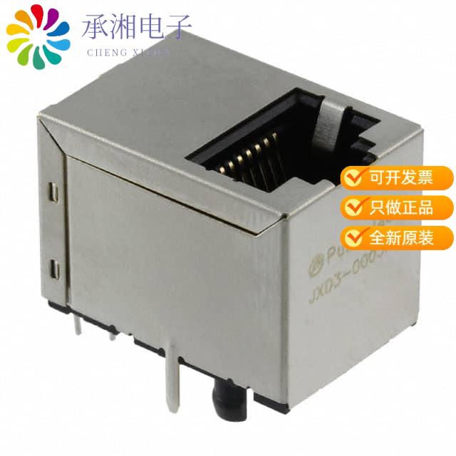 正品JXD3-0003NL原装CONN JACK 1PORT 100 BASE-TX PCB