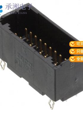 正品1-1827872-1原装CONN HEADER VERT 22POS 2MM