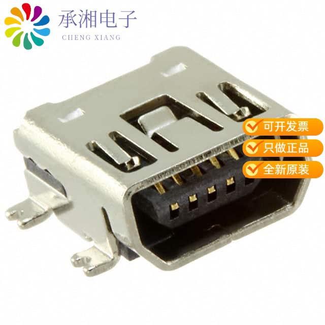 正品MUSB-05-S-AB-SM-A原装CONN RCPT USB2.0 MINI AB