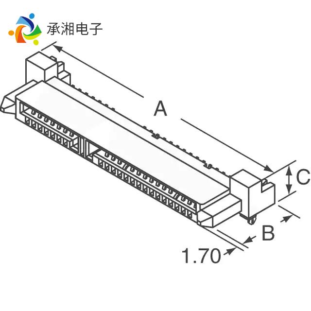 原装连接器10029364-011TRLF/CONN SATA RCPT 22POS SL