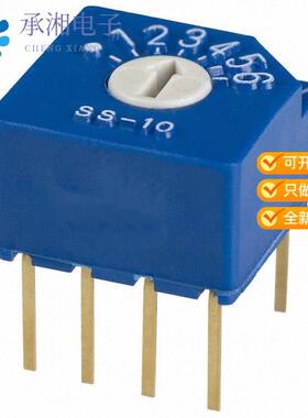 正品SS-10-16NPE原装SWITCH ROTARY DIP SP6T 100MA 5V