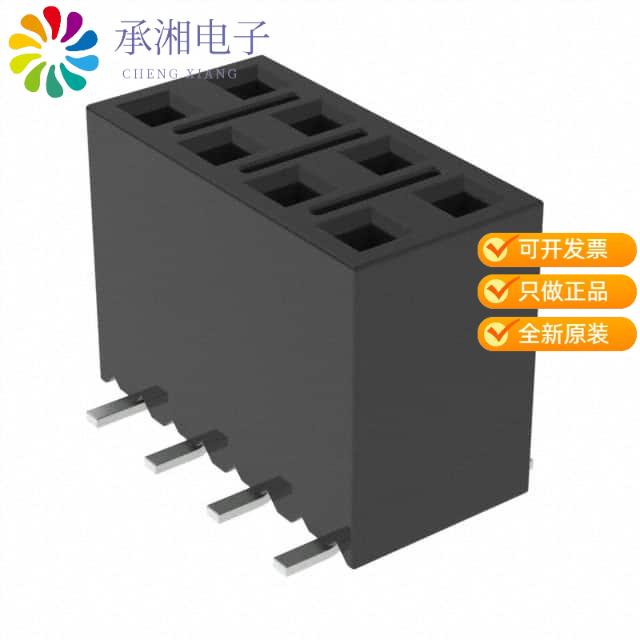 正品SSM-104-S-DV-P-TR原装CONN RCPT 8POS 0.1 GOLD SMD