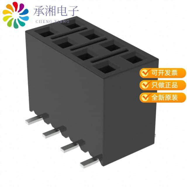 正品SSM-104-S-DV-P-TR原装CONN RCPT 8POS 0.1 GOLD SMD