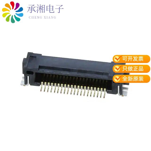 正品5033764010原装CONN PLUG 40POS R/A SMD GOLD