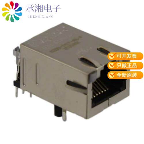 全新08B0-1X1T-06-F正品CONN JACK 1PORT 100 BASE-T PCB