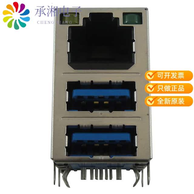 正品RJMG231022830ER原装CONN JACK 1PORT 1000 BASE-T