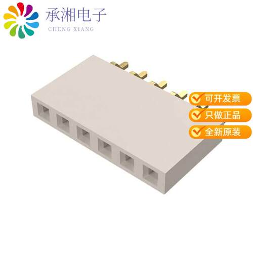 全新BG300-06-A-L-A正品6W, 2.54MM PTH SOCKET, SIL,