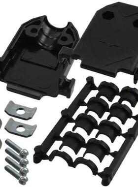 正品17E-1725-1原装CONN BACKSHELL 15POS 180DEG BLK