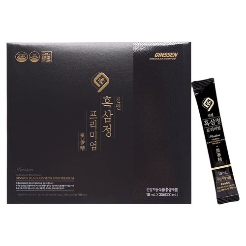 GINSSEN黑人参高丽参高级滋补礼盒10毫升x30补虚缓解疲劳补充元气
