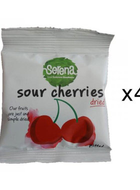 进口Serena天然无添加酸樱桃酸车厘子去核干果30克x4包百分百天然
