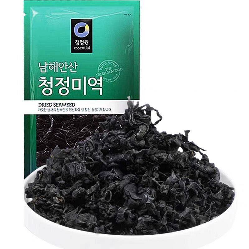 清净园韩国裙带菜干海带丝海带汤用原装韩国进口健康食品100g进口