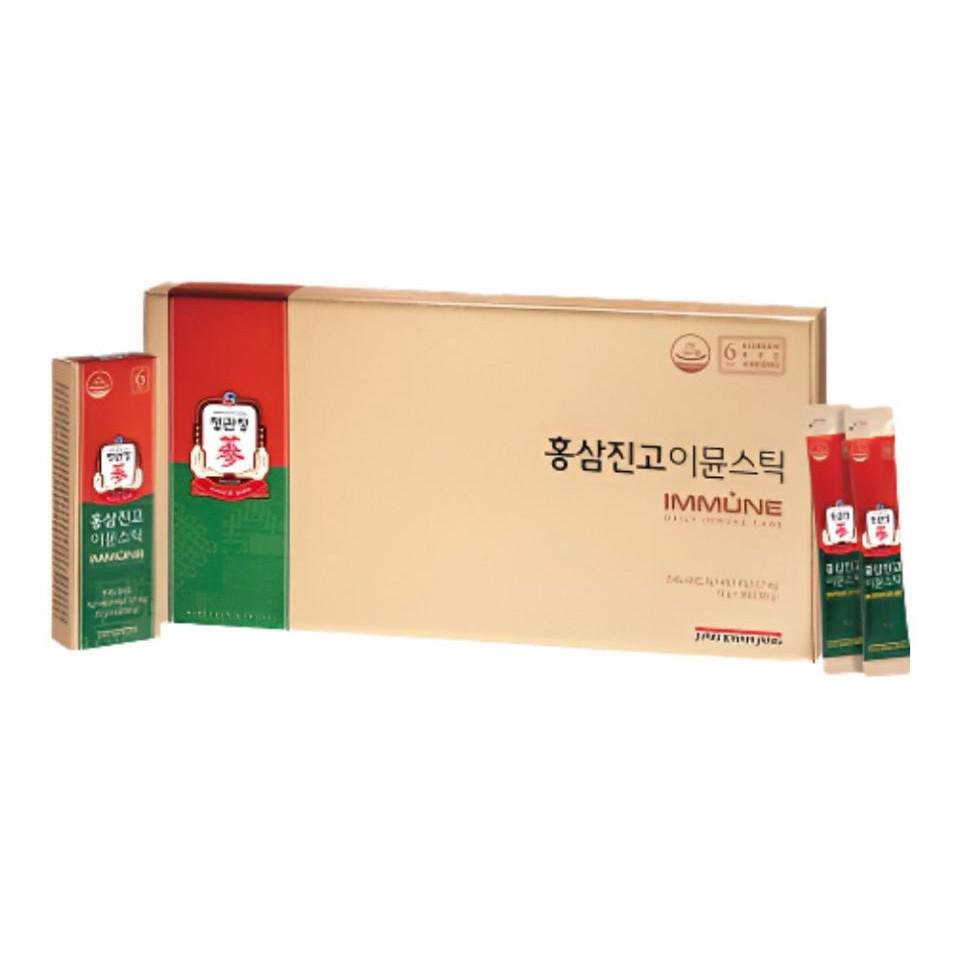 正官庄进口韩国6年根高丽参珍膏液30条入300g+购物袋恢复身体元气