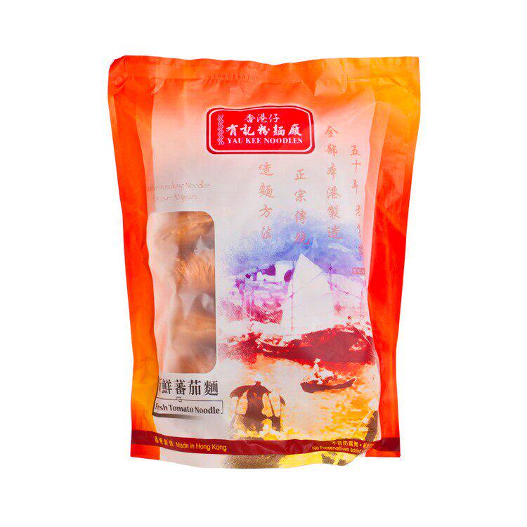 特选香港仔有记新鲜蕃茄面幼面50GX12袋装600G爽滑弹牙汤面炒面