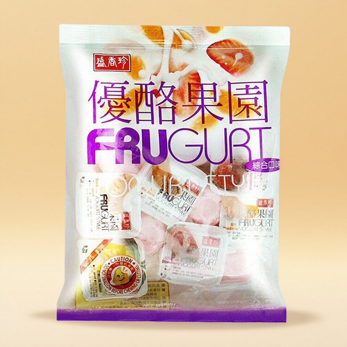 进口台湾盛香珍系蒟蒻果冻零脂肪综合口味解馋零食小吃休闲食品