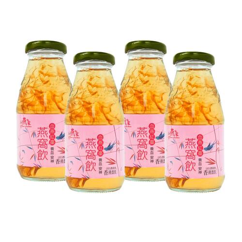 燕之家 香港燕窝饮品250ml*4支装血燕红枣补气血养气色美容养颜版