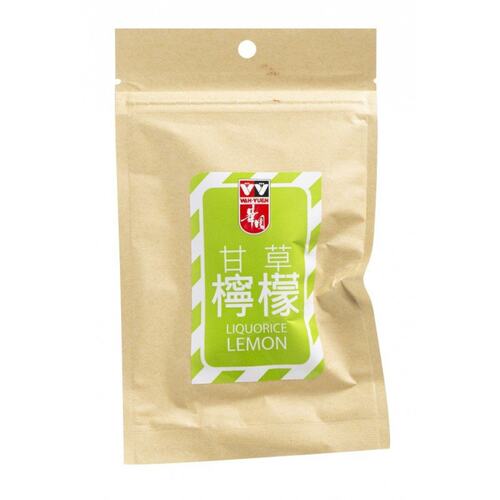 华园 甘草柠檬中52g零食小食港式零食华园甘草柠檬专选靓柠檬去核