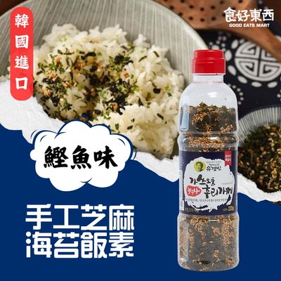 大街市手工芝麻海苔饭素鲣鱼味海鲜调味料韩国瓶装日常提鲜下饭版