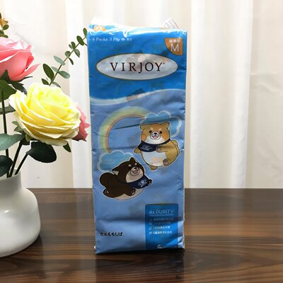 特价促销港版唯洁雅-Virjoy唯洁雅三层压花抽取式面纸 M(6包）