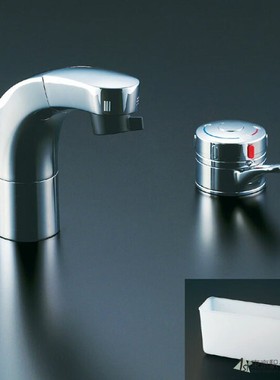 日本原装进口Inax/伊奈恒温洗面龙头白色洗面盆水龙头双孔安装