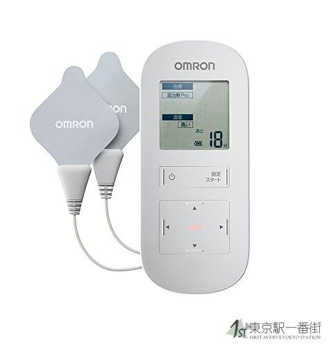 日本代购 新版OMRON/欧姆龙充电式温热低周波家用按摩器 HV-F312