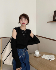 Real shot, real price, fake two pieces, various ways to wear Charm