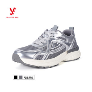 拼色网面透气百搭运动休闲鞋 新款 5132AA56256U 2025秋季 意尔康男鞋