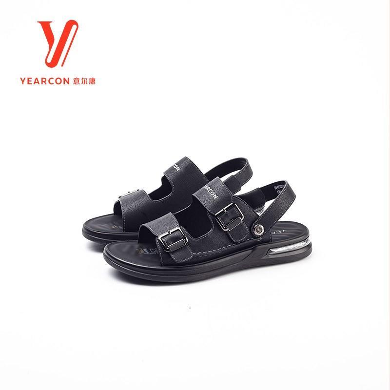 意尔康男式凉鞋2024新款夏季外穿开车两穿沙滩鞋轻便软底防滑时尚