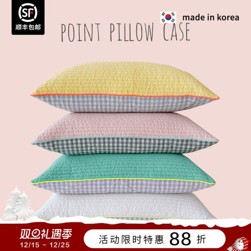 太可爱啦100支高密度纯棉枕套