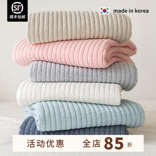 韩国绗缝床单夏被两用 ASAROOM 现货 柔软莫代尔100%床盖