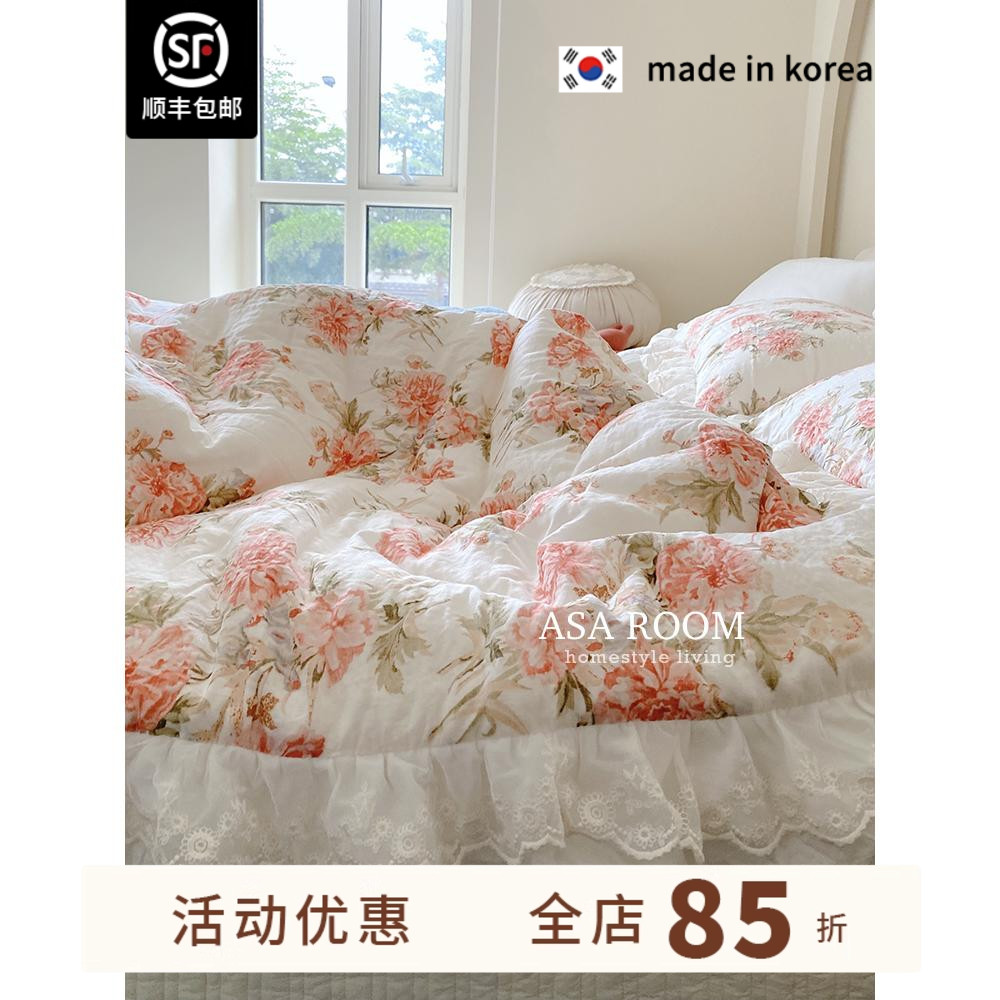 ASAROOM全棉复古花四季被