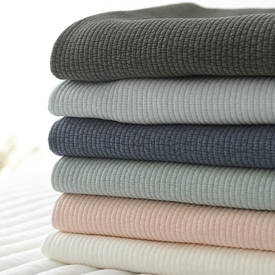 韩国纯棉加厚绗缝床盖防滑床单