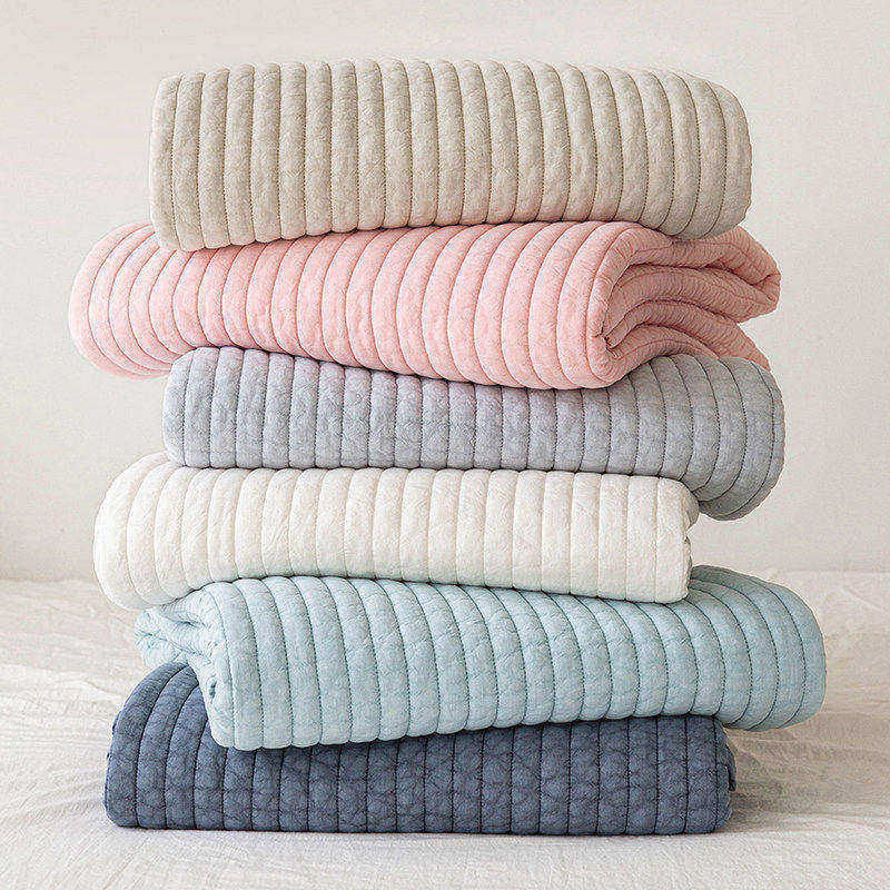 现货▲柔软莫代尔100%床盖~ASAROOM 韩国绗缝床单夏被两用