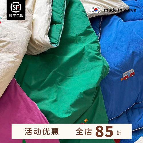 儿童纯棉四季被一体被可机洗