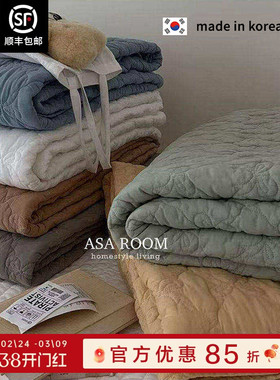 绝版！清仓断色断码床单 ASAROOM韩国莫代尔软糯刺绣蝴蝶结床盖