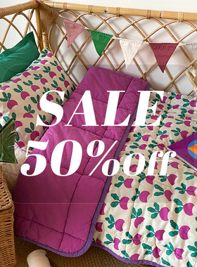 5折！小美自用韩国品牌 Tinycosmos 儿童纯棉空调被一体被可机洗