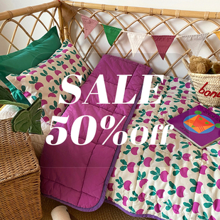 5折！小美自用韩国品牌 Tinycosmos 儿童纯棉空调被一体被可机洗