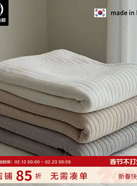 现货▲堪比天丝 asaroom韩国莫代尔绗缝床盖 加厚床单天然木花棉