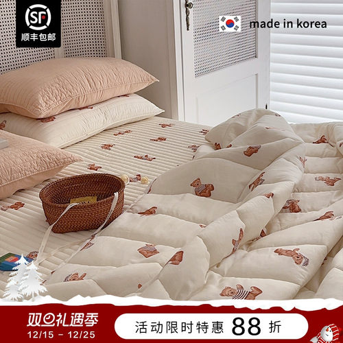 韩国莫代尔100%薄被夏季空调被