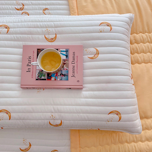 现货 卡通月亮枕套 韩国ASAROOM 莫代尔柔软两面用枕头套50