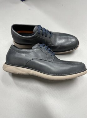 大码皮鞋rockport乐步系带牛皮男鞋休闲皮鞋真皮系带轻便减震日常