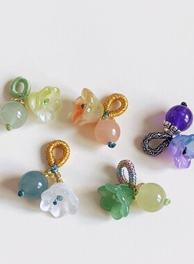 批发拿货风铃兰花桂花琉璃饰品
