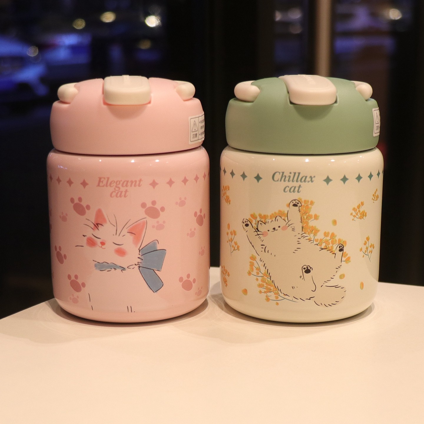 保温杯 新款女高颜值儿童吸管水杯  学生上学专用水壶迷你小杯子