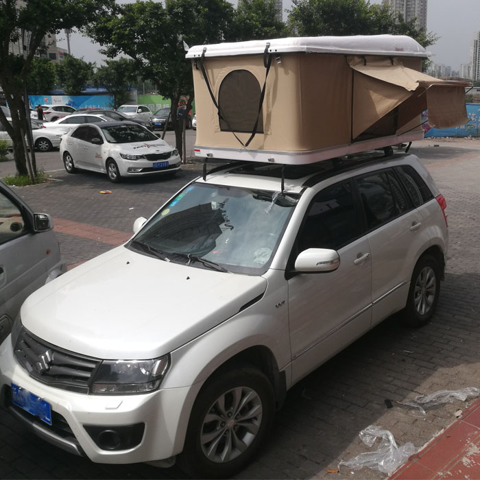 硬壳车顶帐篷 全自动遥控车载帐篷汽车 户外自驾游露营帐蓬