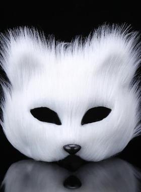 化妆舞会面具动物男女半脸道具猫面具万圣节小狐仙狐狸面具热卖