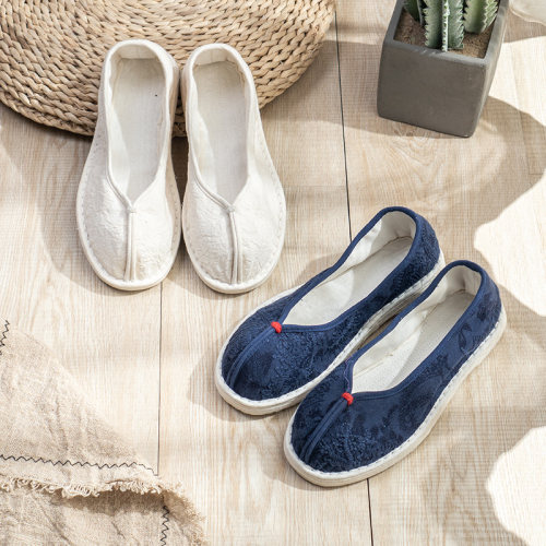 夏季新款纯手工千层底女养生布鞋