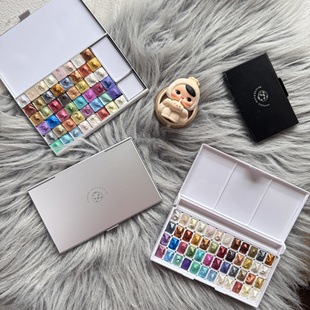 DS珠光水彩颜料自选色1ml2ml分装新手迷你试色进口美甲珠光水彩