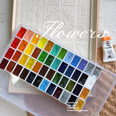 荷尔拜因新古彩分装 Hb新古彩春夏秋冬套装美甲不透明水彩自选色