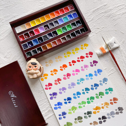 定制水彩丹尼尔史密斯24色分装