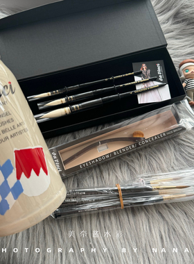 水彩笔清仓捡漏 水彩毛笔勾线笔达芬奇v11 v35 428瑕疵木盒清仓