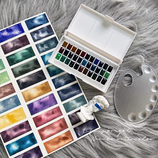 俄罗斯白夜沉淀色水彩颜料10ml 管状单支 白夜艺术家级自选色分装